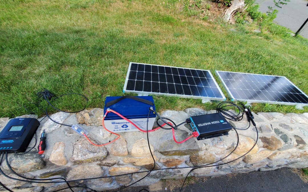 Solar powered chicken coop and water system